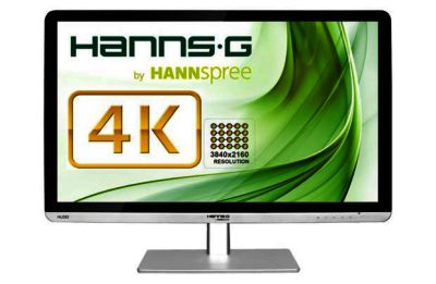 Hanspree 28 Inch Wide LED 4K Monitor with Speakers Hanspree 28 Inch Wide LED 4K Monitor with Speakers